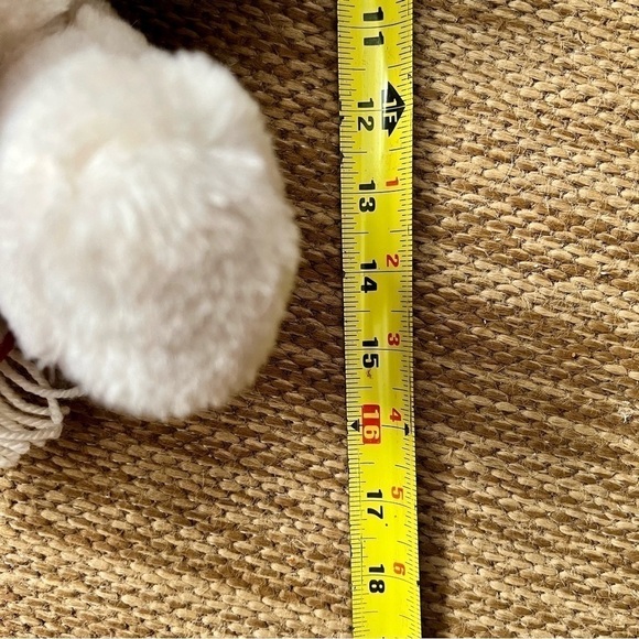 Vintage Christmas Holiday Teddy Bear Plush Jan Stuart Corp Made in Korea 15” - Picture 10 of 13